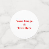 Personalisiertes individuelles Foto Konfetti (Klein Vorderseite)