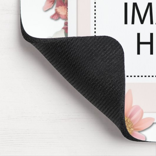 Personalisiertes individuelles Foto Mousepad (Ecke)