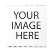Personalisiertes individuelles Foto Notizblock (Vorderseite)