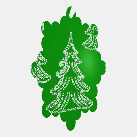 Personalisiertes individuelles Foto Ornament Karte (Rechts)