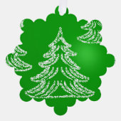 Personalisiertes individuelles Foto Ornament Karte (Vorderseite)