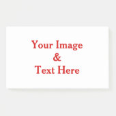 Personalisiertes individuelles Foto Post-it Klebezettel (Vorderseite)