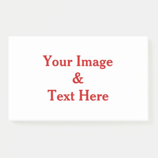 Personalisiertes individuelles Foto Post-it Klebezettel (Vorderseite)