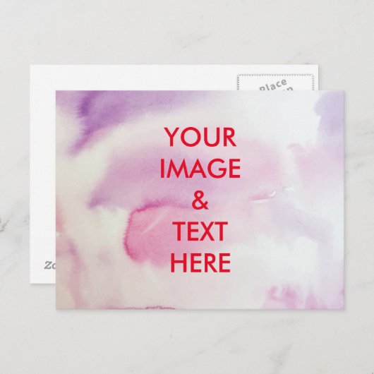 Personalisiertes individuelles Foto Postkarte (Vorne/Hinten)