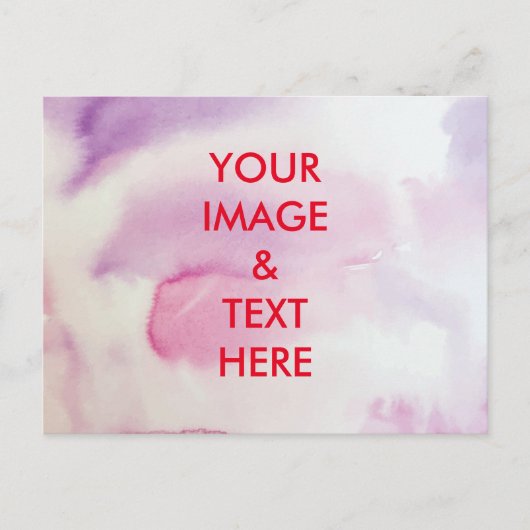 Personalisiertes individuelles Foto Postkarte (Vorderseite)