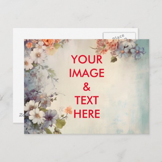 Personalisiertes individuelles Foto Postkarte (Vorne/Hinten)