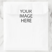 Personalisiertes individuelles Foto Quadratischer Aufkleber (Tasche)