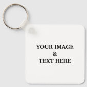 Personalisiertes individuelles Foto Schlüsselanhänger (Vorderseite)