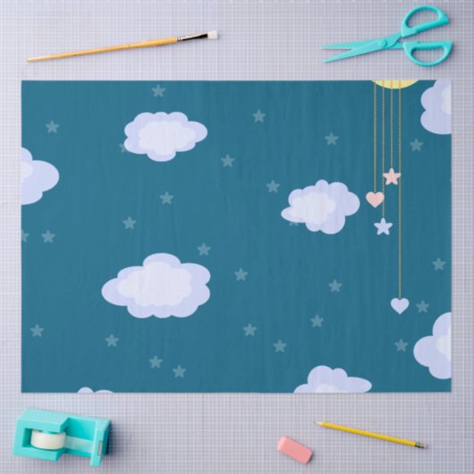 Personalisiertes individuelles Foto Seidenpapier (Basteln)