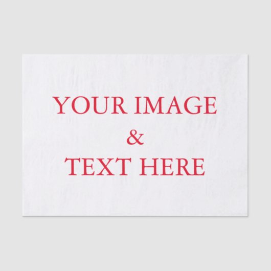 Personalisiertes individuelles Foto Seidenpapier (Vorderseite)