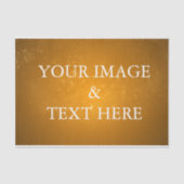 Personalisiertes, individuelles Foto-Tissue Seidenpapier (Vorderseite)