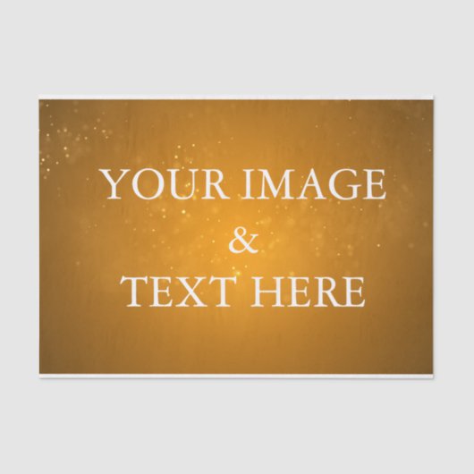 Personalisiertes, individuelles Foto-Tissue Seidenpapier (Vorderseite)