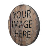 Personalisiertes individuelles Foto- und Textdaten Dartscheibe (Vorderseite rechts)