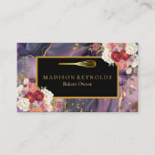 Personalisiertes individuelles Foto- und Textgesch Visitenkarte (Vorderseite)