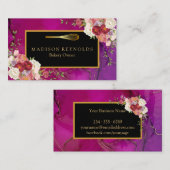 Personalisiertes individuelles Foto- und Textgesch Visitenkarte (Vorne/Hinten)