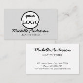 Personalisiertes individuelles Foto Visitenkarte (Vorne/Hinten)