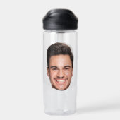 Personalisiertes individuelles Gesicht Trinkflasche (Rückseite)