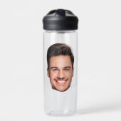 Personalisiertes individuelles Gesicht Trinkflasche (Vorderseite)