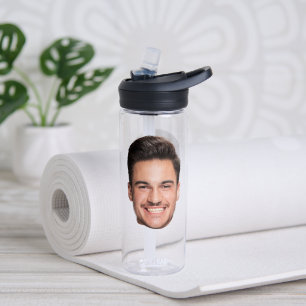 Personalisiertes individuelles Gesicht Trinkflasche