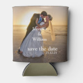 Personalisiertes individuelles Hochzeitsfest-Foto Dosenkühler (Vorderseite)