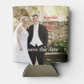 Personalisiertes individuelles Hochzeitsfest-Foto Dosenkühler (Vorderseite)