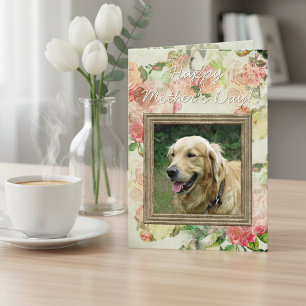 Personalisiertes individuelles Hunde-Foto für Mama Karte