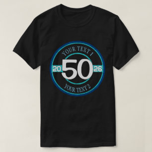 Personalisiertes individuelles Kreisdesign T-Shirt