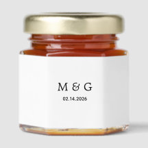 Personalisiertes individuelles Monogramm und Datum