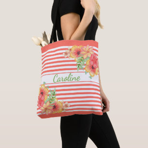 Personalisiertes individuelles Sommer-Blumen-Kunst Tasche