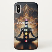 Personalisiertes individuelles Yoga Chakras Ihr ei Case-Mate iPhone Hülle (Rückseite)