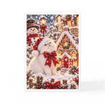 Personalisiertes Ingwerbrot-Weihnachten Perserkatz