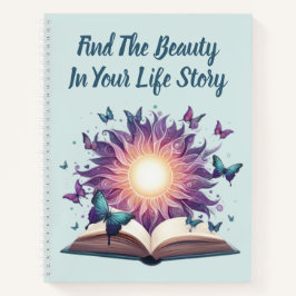 Personalisiertes Inspirationsfarbenschmettern Notizblock