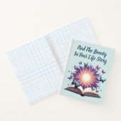 Personalisiertes Inspirationsfarbenschmettern Notizblock (Innenseite)