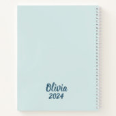 Personalisiertes Inspirationsfarbenschmettern Notizblock (Rückseite)