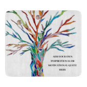 Personalisiertes Inspirier Schneidebrett (Vorderseite)