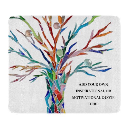 Personalisiertes Inspirier Schneidebrett (Vorderseite)