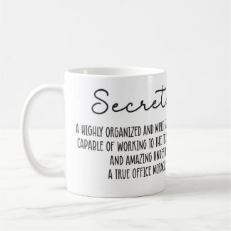 Personalisiertes Inspirierend Secretary Gift Kaffeetasse