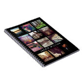 Personalisiertes Instagram Foto Black Notebook Notizblock (Rechte Seite)