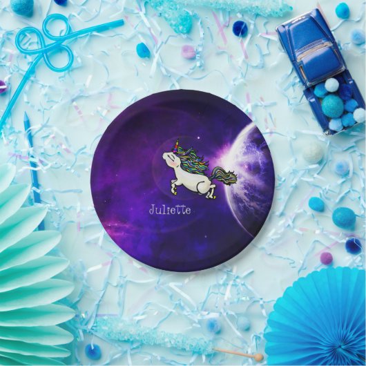 Personalisiertes intergalaktischer pappteller (Party)