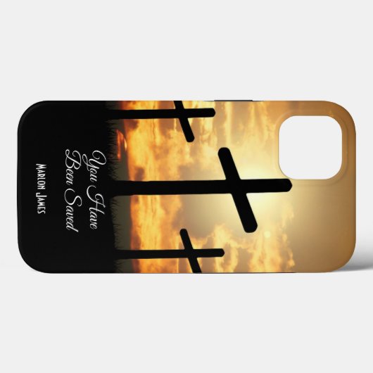 Personalisiertes iPhone 13 Fall Christentum Cross Case-Mate iPhone Hülle (Rückseite (Horizontal))