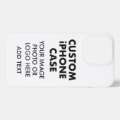 Personalisiertes iPhone 13 PRO HAUSHALTSFALL iPhone Hülle (Rückseite (Horizontal))