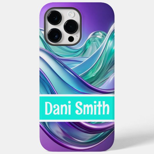 Personalisiertes iPhone 14 Pro Max Gehäuse Case-Mate iPhone Hülle (Rückseite)