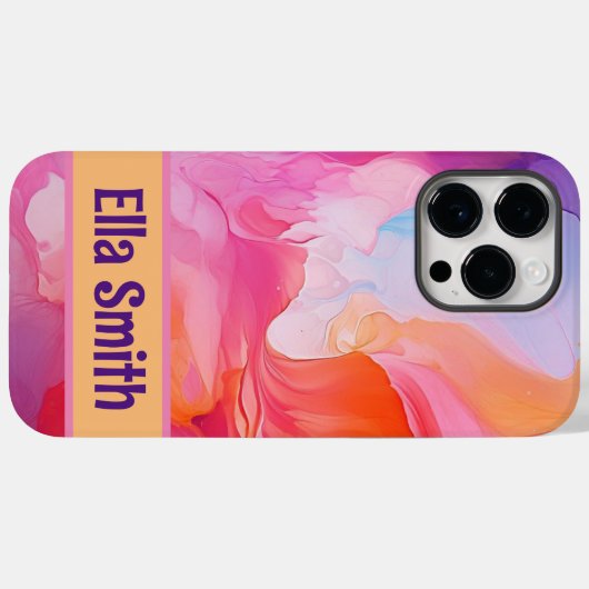 Personalisiertes iPhone 14 Pro Max Gehäuse Case-Mate iPhone Hülle (Rückseite (Horizontal))