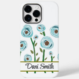 Personalisiertes iPhone 14 Pro Max Gehäuse floral Case-Mate iPhone 14 Pro Max Hülle