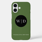 Personalisiertes iPhone 16 Fall mit Ihrem Namen Case-Mate iPhone Hülle (Rückseite)