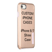 Personalisiertes iPhone 8/7 Shine Case Blank (Rechts)