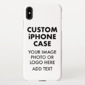 Personalisiertes iPhone XS MAX BUDGET - FALL iPhone Hülle (Rückseite)