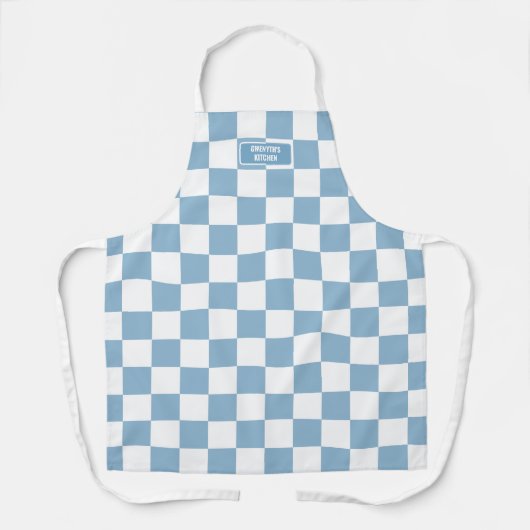 Personalisiertes Iris Baby Blue Schürze (Vorderseite)