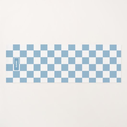 Personalisiertes Iris Baby Blue Yogamatte (Vorderseite (Horizontal))