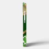 Personalisiertes Irisch-grünes Kleeblatt Case-Mate iPhone Hülle (Rückseite / Links)